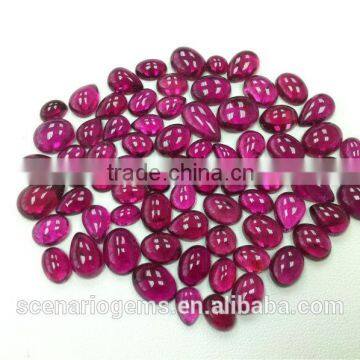 #CEMZ Natural Multi-Shape Cabs Loose Gemstone Rubellite Cabochon