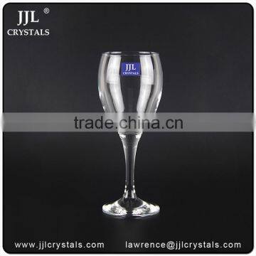 China new design popular glass stemware in glass , green stemware regular wholesale