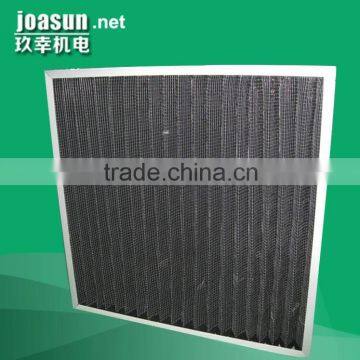 Industial activated carbon pleated panel air filter