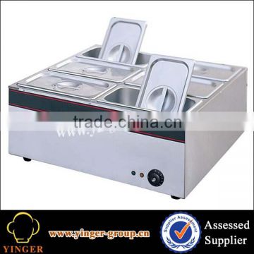 commercial stainless steel electric table-top buffet hot bain marie