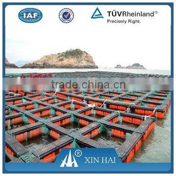 square fish farming net cage