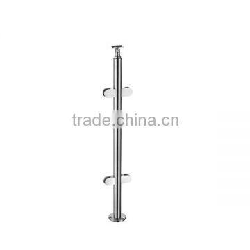 glass railing stainless steel D type glass balustrade