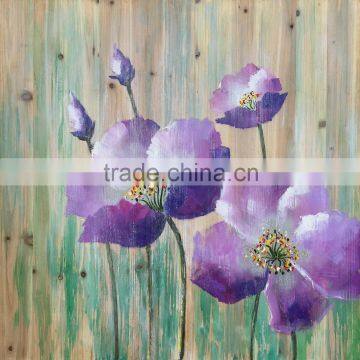 High Quality Home Decoration Modern Abstract Flower Art Painting