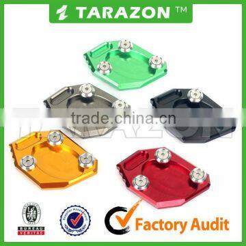 CNC Aluminum Alloy Side Stand Pad Enlarger For Motorcycle Spare Parts