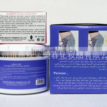 Professional Aichun Beauty Garlic Hip Enlargement Lifted Cream 300g+ Weight Loss Slimming Soap 40g photo-4