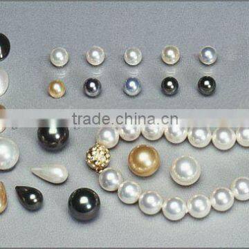 wholesale various colors and various shapes south sea shell pearl necklace pendant earring bracelet DIY loose beads