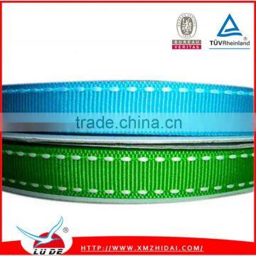 2015 Direct Factory High Quality Colorful Stitch Grossgrain Ribbon for Garments Accessories photo-5