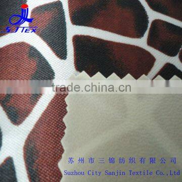 Printed Fabric Coating Foaming PVC For Stock