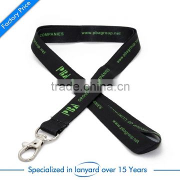 Cheap NO MOQ custom made polyester lanyard