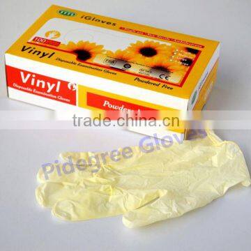 safety use vinyl handling gloves