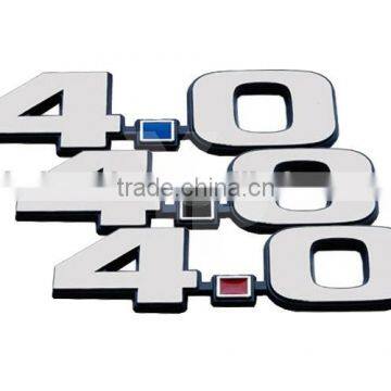 ABS Plastic High Quality letters emblems