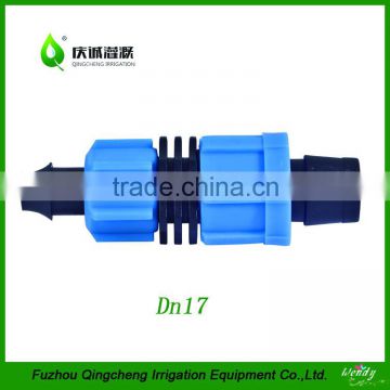 Drip Tape Fitting Barbed Lock Coupling Type 17mm