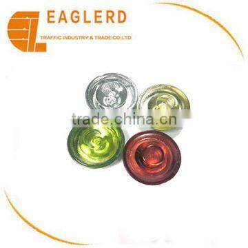 anti slip type glass road stud with flat top