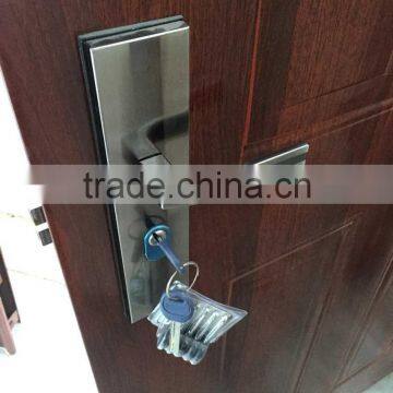 Laminate Steel Security Door Fill With Honeycomb Paper Exterior Fancy Steel Door photo-5