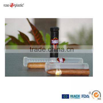 PP transparent PVC clear PE colorful plastic cigar tubes packaging manufacturer Twist Pack DP