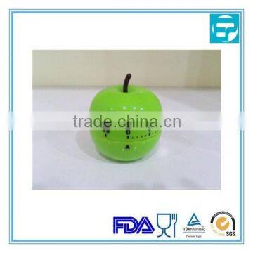 High quality green apple shape kitchen timer mouse