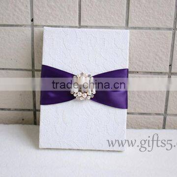 Elegant fancy wedding invitation gift box