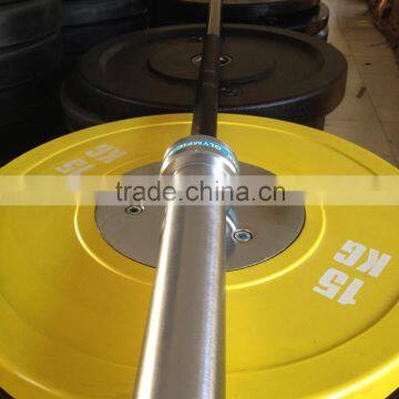 Top Quality Competition Bumper Plates/yellow olympic bumper plates 15KG