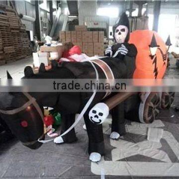 inflatable halloween pumpkin carriage 2015new products