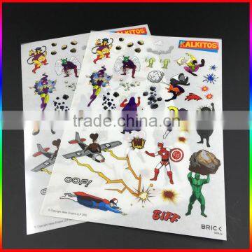 Scratch Water Transfer Full Color Male/female Temporary Tattoo Sticker photo-3