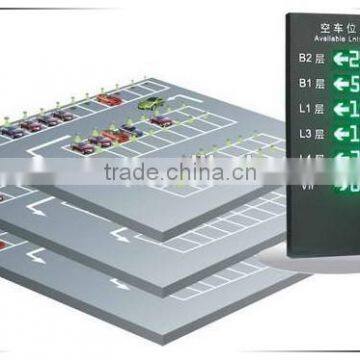 Indoor car blind spot parking sensor guidance system