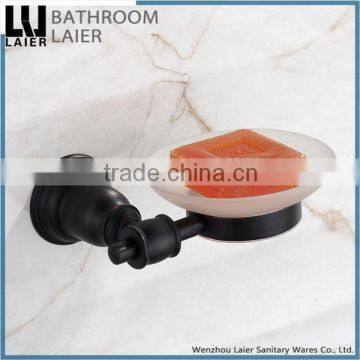 Factory Supplier Zinc Alloy ORB Finishing Bathroom Sanitary Items Wall Mounted Soap Dish holder