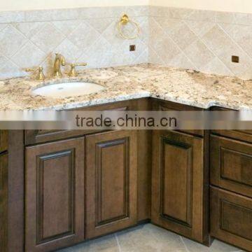 White Torroncino Granite Bathroom Vanity Top