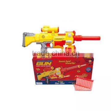 Colorful super quality soft bullet gun toy for children