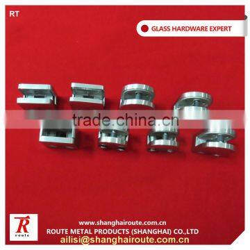 D Stain SS304/316 glass clamp supplier with high quality for frameless glass railing glass support