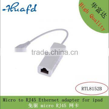Micro USB to Ethernet adapter 10/100 RJ45 LAN Network Card Adapter