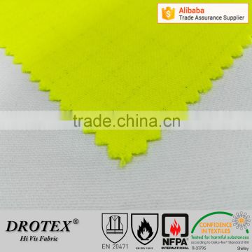 ASTM F1959 protex flame retardant anti-static fluorescent hi vis fabric