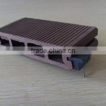 Black WPC Accessories Floor Clip Natural Feel with CE ISO SGS Images