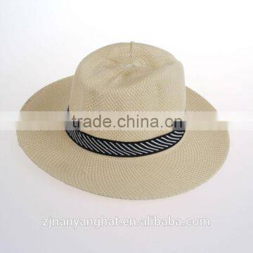 New Design Mens Cheap Paper Weave Straw Hat