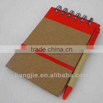 ECO Friendly Elastic Spiral Notebook