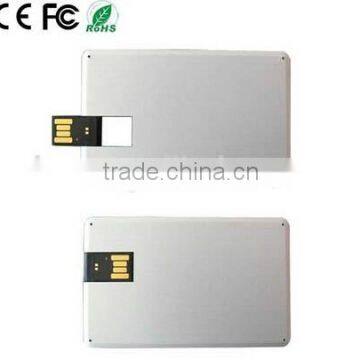 hot sell promotion plastic 2gb business card usb with custom logo