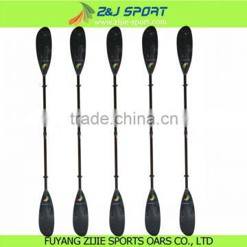 Split oval shaft fiberglass adjustable sea kayak paddle