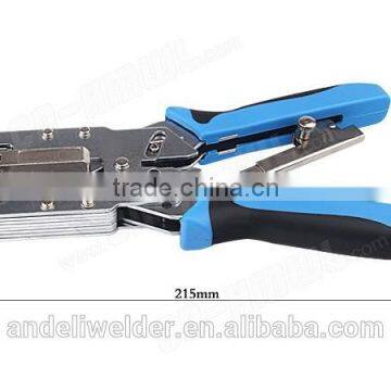 Network Cat6 RJ45 Cable Lug Crimping Tool Network Cable Crimp Tool for Flat and Round Cable photo-2