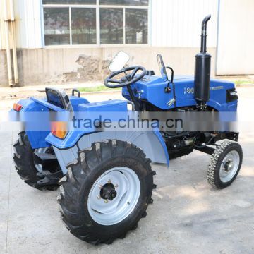 gear drive 22hp mini tractor for farms with 3 furrow ploughs