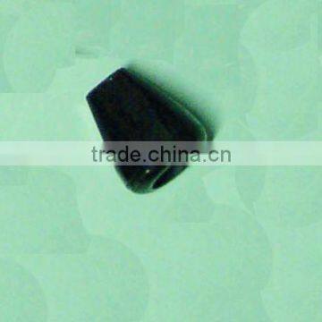 classical plastic cord end stopper black cord stopper cord end stopper