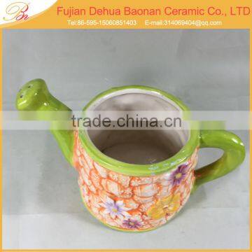 ceramic good quality watering can flower pot