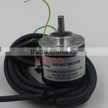 YUMO ISC3806 500PPR 5V CNC System Solid Shaft Encoder Optical Price Incremental Rotary Encoder photo-6