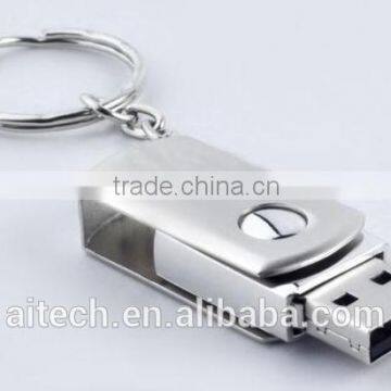 Custom Logo Corporate Gift Metal Usb Flash Drive Swivel Pendrive 8GB,Pormo Gifts Usb photo-3