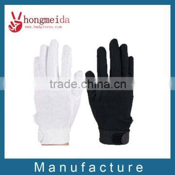 White Cotton Gloves Riding Glove