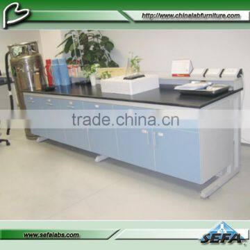 Laboratory Customized Furniture China Supplier Steel Wood Side Bench