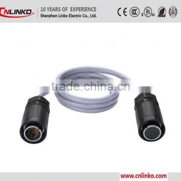 China Waterproof Electrical Male Plug Connector Industrial Female Socket and Plug Plastic Connector With Metal Automatic Cover photo-4