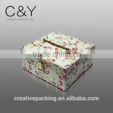 Sweet colorful leather jewelry gift box for wholesale