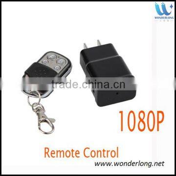 full 1080P remote control plug camera with video, audio, motion detection hidden charger camera home camera