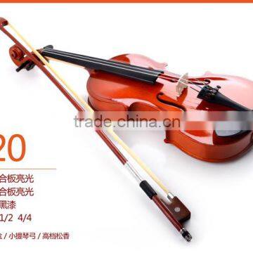 Handmade Spruce & Maple With Case ,bow&rosin High Gloss Violin photo-2