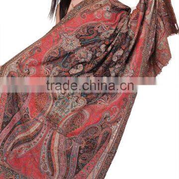 Embroidered Pashmina Shawls for Winter Season-elegant Pashmina Shawls-water Pashmina Shawls
