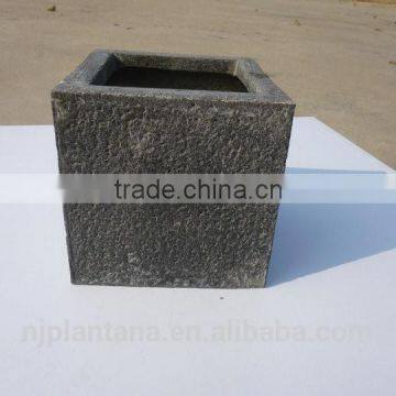 Square pots stone finish square garden box disposable pot